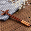 Japanese Style Wooden Chopstick - Oriental Tableware Sushi - Chinese Chopstick - Natural - Reusable - Kitchen Supplies - Dining Dinner