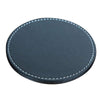 Leather Coaster - Black Round Non-Slip Kitchen Dining Decor - Tableware - Housewarming Gift - Drink Coasters - Bar Coasters - Kitchen Table