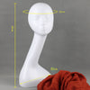 Long Neck Mannequin Head Hat Display Unisex Female Adult - Styling Head Canvas Wig Making Hat Display