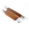 6 Pieces Clay Sculpting Carving Pottery Tools Polymer Modeling DIY Sculpture Craft Art Tool Set Art Supply Pottery Tools for Modeling