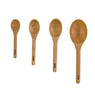 4 Pcs Wooden Measuring Spoons, Coffee Ice Tea Honey, Stirring Serving Utensils, Japanese Spoon Kitchen Cooking Utensil Tool Supplies Soup