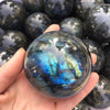 Natural Labradorite Sphere - Polished Labradorite Ball - Crystal Sphere - Healing Crystal - Quartz Crystal Ball - Divination Ball Gift