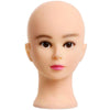 Mannequin Head Hat Display - Female Women Adult Mannequin With Eyes - Styling Head Canvas Wig Making Hat Display