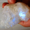 Natural White Moonstone - Rough Raw Moonstone Crystal - Natural Gemstone - Rainbow Moonstone - Healing Crystals and Stones