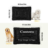 Personalized Rectangle Dog Bed, Custom Dog Bed, Pet Furniture, Modern Dog Bed with Your Picture, Small Dog beds, Dog Lover Gift, Dog Mat