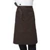 Short Waist Apron, Unisex Apron, Chef Apron, Kitchen Apron, Washed Apron, Cafe Apron, Half Apron, Apron With Pockets, Waitress Waiter Apron