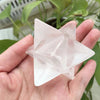 5 cm Quartz Crystal Merkaba Star - Natural quartz Crystal - White Crystal Reiki Healing Crystal - Energy Spiritual - Sacred Geometry Chakra