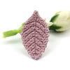 40 Pcs Crochet Leaf Applique - Leaf Embellishment - Iron-On Patch - DIY Embroidery - Leaves Embroidered - Crochet Leaves - Crochet Ornament