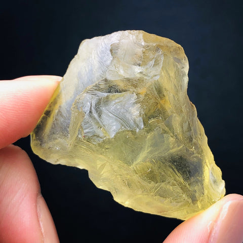 Raw Topaz Crystal - Raw Golden Topaz Stone - Raw Topaz Stone - Imperial Topaz Crystal - Mineral Rock - November Birthstone - Worry Stone