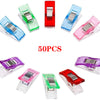 50 Sewing Clips, Quilting Clips, Pattern Clips, Fabric Clips For Sewing, Binding Clips, 50 Mini Sewing Clips, Craft Knitting Crocheting