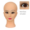 Mannequin Head Hat Display - Female Women Adult Mannequin With Eyes - Styling Head Canvas Wig Making Hat Display