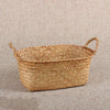 Rattan Storage Box With Handle - Wicker Storage Tray - Woven basket - Handmade Organizer Basket - Cosmetics Desk Organizer - Home Decor