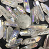 Lemurian Quartz Crystal Point - Titanium Aura Lemurian Crystal - Rainbow Lemurian Point - Lemurian Quartz - Healing Crystals & Stones