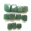 Dongling Jade Tumbled Stones - Palm Stone - Green healing crystals and stones - Heart Chakra - Reiki Energy - Good Luck Fortune - Protection