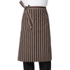 Short Waist Apron, Unisex Apron, Chef Apron, Kitchen Apron, Washed Apron, Cafe Apron, Half Apron, Apron With Pockets, Waitress Waiter Apron