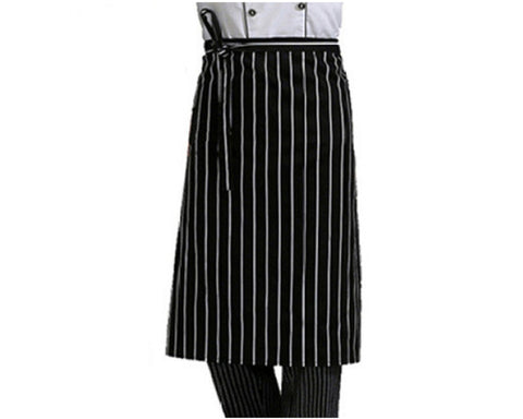 Short Waist Apron, Unisex Apron, Chef Apron, Kitchen Apron, Washed Apron, Cafe Apron, Half Apron, Apron With Pockets, Waitress Waiter Apron
