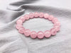 Rose Quartz Bracelet, Women Bracelet, Jewelry Stone Beads Bracelet, Stacking Bracelet For Love Compassion Kindness Forgiveness Love