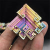 Rainbow Bismuth Crystal Healing Transformation Stone - Mineral Educational Science Home Decor - Decorating Chakra Iridescent Metal