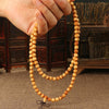Mala Necklace 8 mm 108 Knotted Arborvitae Mala, Wood Bead Necklace, Hindu Buddhist Prayer Beads Tibetan, Wrist Rosary Buddhist Prayer Beads