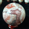 Rhodochrosite Sphere, Round Rhodochrosite Ball, Crystal Grid, Healing Crystals, Reiki Chakra Stone, Energy, Heart Chakra Stone, Meditation