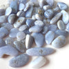 Blue Lace Agate Tumbled Stone - Communication Clarity Confidence - Throat Chakra - Reiki Healing - Gemstone Pebble - Nugget - Energy