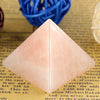 Rose Quartz Pyramid, Crystal Power Energy Point, Healing Crystals, Love Crystals, Sacred Geometry Stones, Reiki Healing, Energy Balancing