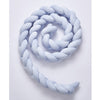 Knotted Crib Bumper - Gift for Mom - Knot Pillow - Knot Cushion - Braided - Baby Shower Gift - Bed Protection - Snake Pillow - Baby Cot