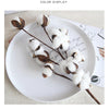 Cotton Flower, Dried Cotton Stems, Farmhouse Artificial, Natural Cotton Balls, Dried Flower Arrangements, Home Decoration, Cotton Branch