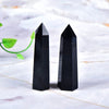 Black Obsidian Tower, Healing Crystal Tower, Big Black Obsidian Tower, Large Black Obsidian Wand, For Home Decor Tower, Obelisk Energy