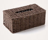 Handmade Woven Rope Tissue Box Cover - Woven Tissue Dispenser, Natural Rattan, Boho Tissue Box - Home Decor - Toilet Paper