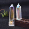 Angel Aura Clear Quartz Point - Angel Aura Quartz Tower - Rainbow Healing Crystal Tower - Healing Stones - Meditation Energy Reiki Obelisk