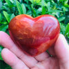 Carnelian Heart - Carnelian Stone Heart - Carnelian Crystal Heart - Sacral Chakra Stones - Healing Crystals and Stones - Polished Carnelian