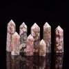 Cherry Blossom Agate Point, Flower Agate Tower, Crystal Tower Point, Wedding Tower, Quartz Tower, Healing Crystal, Chakra, Agate Wand