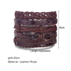 Leather Wrap Bracelets for Men - Men's Bracelets - Leather Bracelet Womens - Bracelet Leather - Boho Bracelet Gift For Men Boyfriend