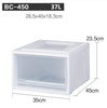 Stackable Storage Box - Bedroom Organizer - Clothes Storage - Drawer Chest - Bedroom Table Stand Cabinet - Closet Organization - Laundry