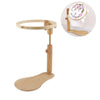 Embroidery Hoops Stand, Round Embroidery Frame Holder, Seat Frame for Hand Bead, Quality Wooden 360 Degree Adjustable Rotatable Seat Stand