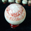 Rhodochrosite Sphere, Round Rhodochrosite Ball, Crystal Grid, Healing Crystals, Reiki Chakra Stone, Energy, Heart Chakra Stone, Meditation