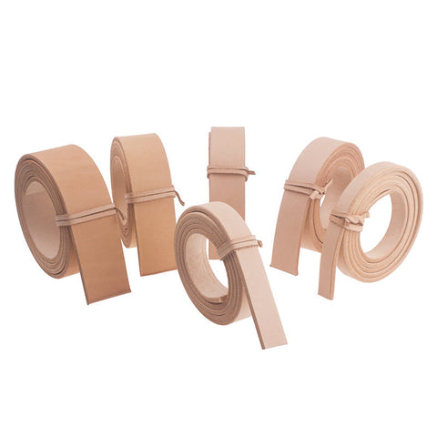 Leather Blank Strip Strap- Flat Leather Straps For Belt - Tanned Leather Strip - Purse Strap - Cowhide Leather Craft Diy - Leather Cord