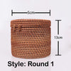 Handmade Woven Rattan Wicker Tissue Box Cover - Woven Tissue Dispenser, Natural Rattan, Boho Tissue Box - Home Decor - Toilet Paper