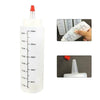 5 Pcs Plastic Squeeze Bottles with Tip Cap for Crafts, Glue, Henna, Paint, Yorker Caps, Measurements