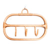 Rattan Hanging Wall Hooks Shelf - Kids Room Home Decor - Boho Hat Kids Clothes Entryway Organizer - Coat Rack Bathroom Towel Hanger Bedroom