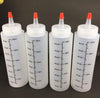 5 Pcs Plastic Paint Bottles with Cap - Squeeze Bottles with Measurements - 250 ml - 8 Oz