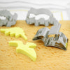 6 Pcs Dinosaur Cookie Cutter Set - Dino Sandwich Cutter - Biscuot Cutter - Biscuit Cutter - For Fondant Pastry Cooking Baking Supplies