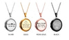 Custom Locket Necklace - Personalized Photo Lock - Personalised Image Locket - Text Engraving - Gift for Her Girlfriend Mom Wife Anniversary
