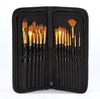 Paint Brush Set - Paint Brush Holder - Gift for Artists - Gift for Painters - Paintbrush Bag Case Organizer - Painters Kit