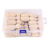 50 Pcs Wooden Peg Dolls - Unfinished Peg People Family - Natural Peg Dolls Blank Kit - Bulk Poupée Bois à Peindre - DIY Craft Supplies