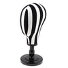 Mannequin Head Stand - Black White Manikin Head - Wig Head Stand - Mannequin Head for Wigs - Wig Mannequin Hat Display with Wooden Stand Unisex Adult