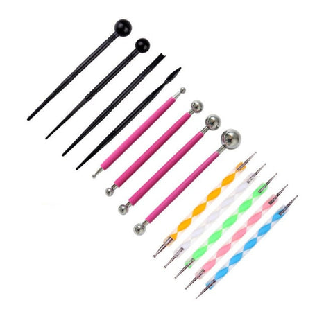 Dotting Tools - Dot Painting Tools - Stone Painting Art Tools - Mandala Dotting Tools - Pottery Tools - Stylus - Peinture Point - Grids