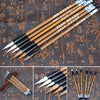 6 Pcs Chinese Calligraphy Brush - Japanese Calligraphy Set - Paint Brush Paintbrush - Writing Brush - Wolf Hair Mandarin Traditional Brush