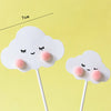 Cloud Cake Topper - Cloud Cake Decorations - Moon Cake Topper - Balloon Cake Topper - Baby Shower Kids Birthday Party Cake - Cupcake